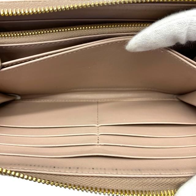 Prada 1 Ml506 Long Wallet Round Zipper Zip Triangle Logo — view 5