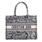Dior Book Tote Reverse Toile de Jouy Canvas