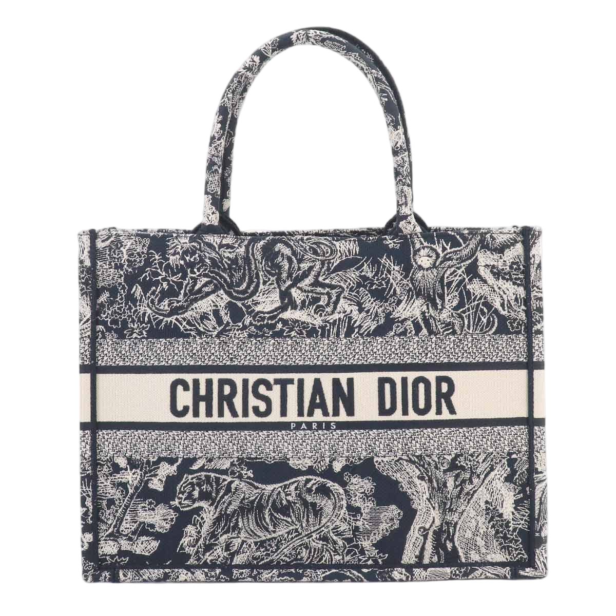 Dior Book Tote Reverse Toile de Jouy Canvas