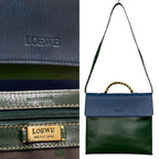 Loewe Vintage Velasquez Twist Handle Leather 2-Way Shoulder Bag