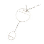 Hermes Chaine D'ancre Game Silver Necklace