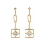 Louis Vuitton Earrings Boucle Dreille B Blossom Diamond Mother of Pearl 18K