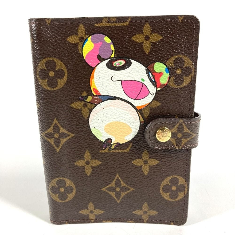 Louis Vuitton Notebook Cover Agenda PM R20011 Monogram Canvas Brown