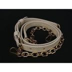 Louis Vuitton Leather Bag Crossbody Shoulder Strap Ivory