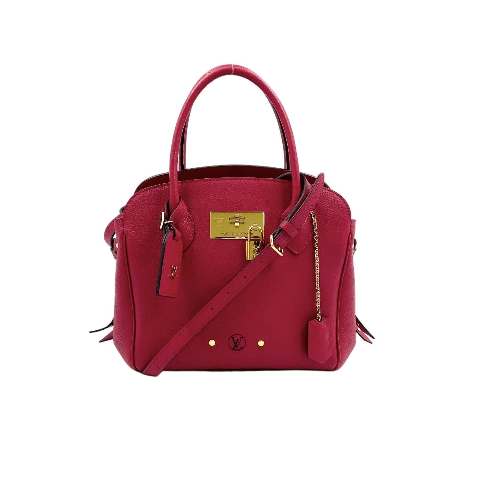 Louis Vuitton Mirror PM 2-Way Shoulder Leather Pink Handbag Gold