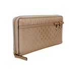 Gucci Wallet Micro Guccissima Enamel Pink Champagne Gold — view 2