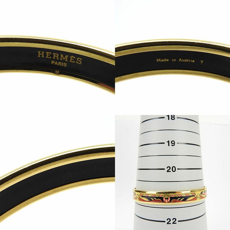 Hermes Emile Bangle Bracelet Accessories Jewelry Small Engraved — view 7