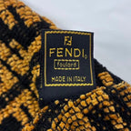 Fendi Muffler Brown FF Scarf — view 4