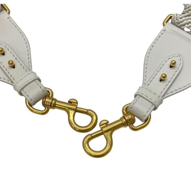 Christian Dior Bag Strap Replacement Shoulder Small Leather White — view 3