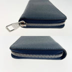 Louis Vuitton Taiga Zippy Wallet Vertical Round Zipper Long Navy — view 3