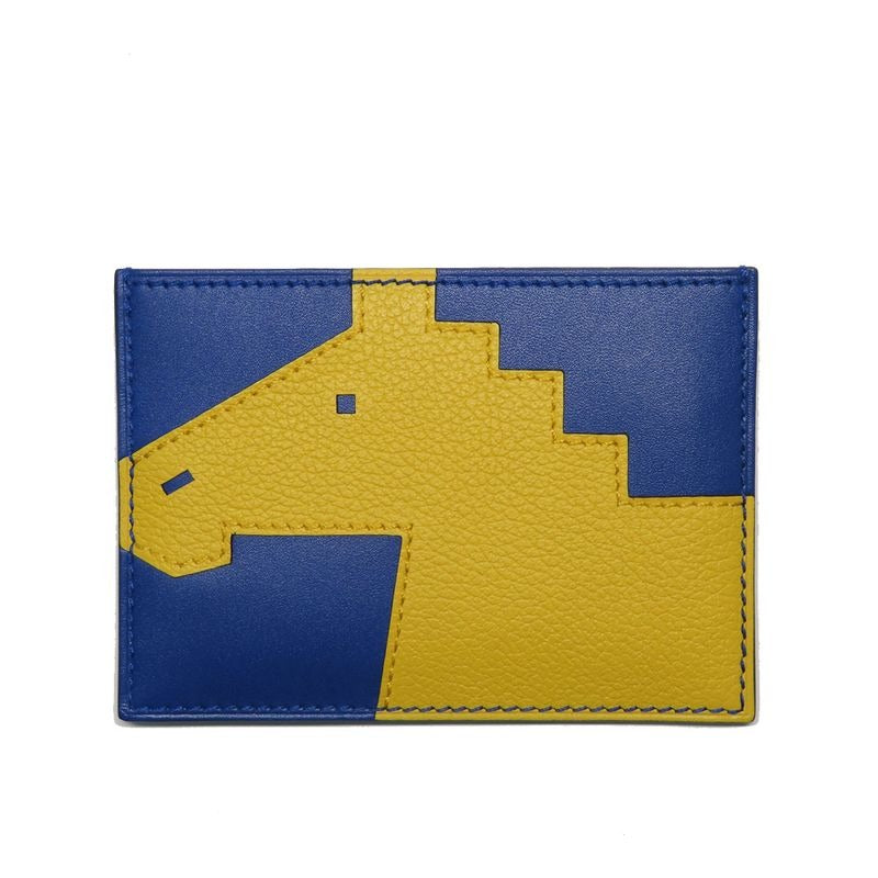 Hermes Chevelle Pict Cadece Eva Color Tadelakt Blue Yellow — view 2