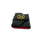 Louis Vuitton Pont Neuf Compact Portefeuille LV Leather Black X Pink — view 5