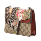 Gucci Blooms Dionysus Beige Burgundy Supreme Canvas Shoulder Bag — view 2