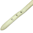 Prada 1 Ib351 Bracelet Bangle Accessories Small Triangle Logo Leather White — view 7