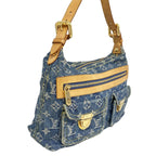 Louis Vuitton Shoulder Bag Monogram Denim PM Blue — view 2