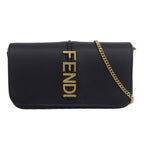 Fendi Chain Shoulder Black Bag