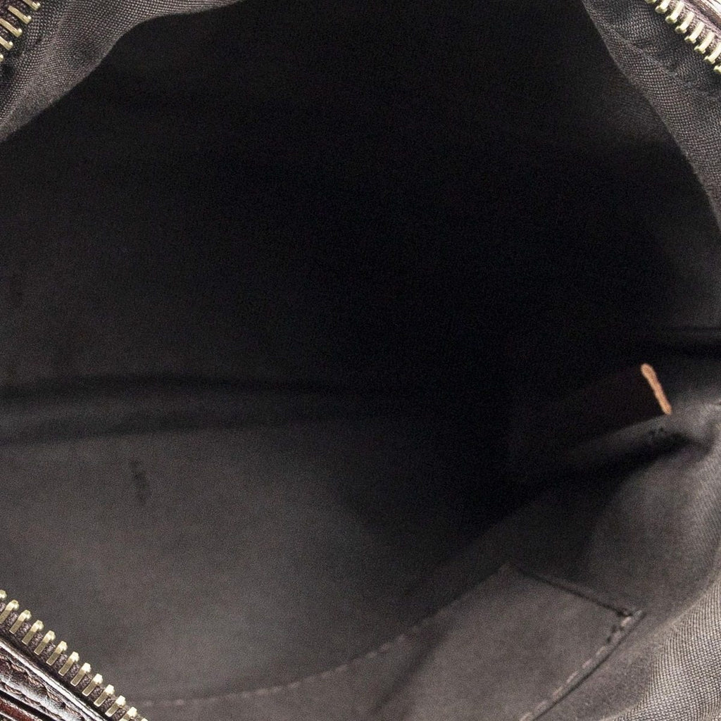 Fendi Zip Messenger Crossbody Brown Zucchino Canvas — view 9