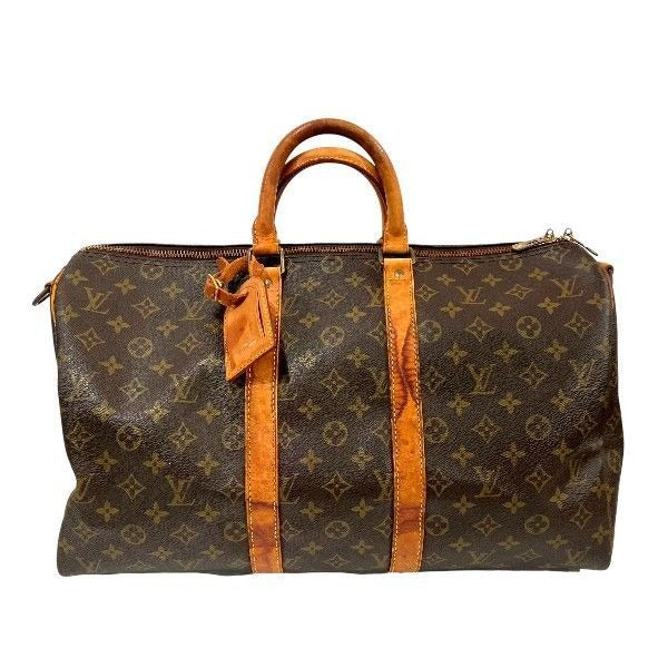 Louis Vuitton Monogram Keepall Bandouliere 45 Boston Bag