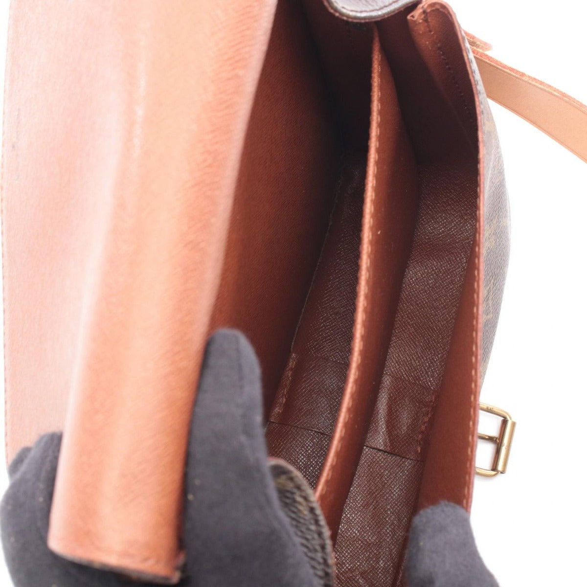 Louis Vuitton Shoulder Bag Cult Ciel MM Canvas Leather — view 3