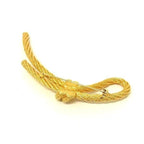 Dior Christian Brooch Lope Motif Gold Metal — view 3