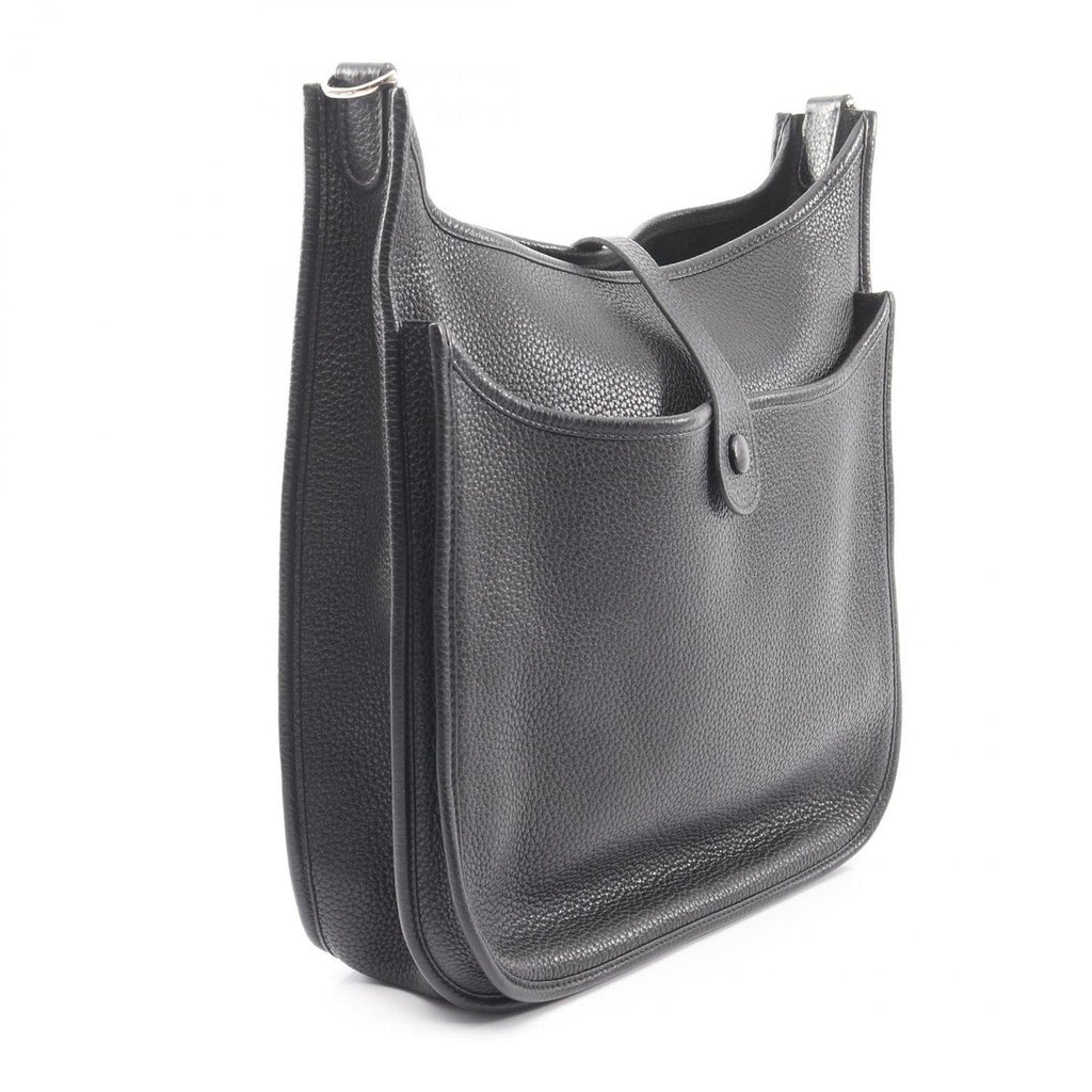Hermes Shoulder Bag Evelyne 3 Trois GM Black — view 2