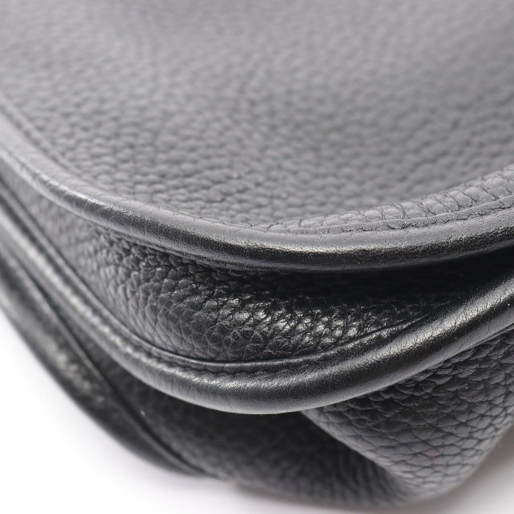 Hermes Shoulder Bag Evelyne 3 Trois GM Black — view 9