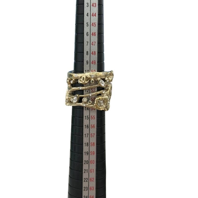Chanel Rhinestone Ultra Ring — view 9