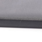 Saint Laurent Paris Round Wallet Black Leather — view 7