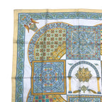 Hermes Scarf Carre 90 Ciels Byzantins Byzantine Sky Silk — view 2