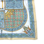 Hermes Scarf Carre 90 Ciels Byzantins Byzantine Sky Silk — view 4
