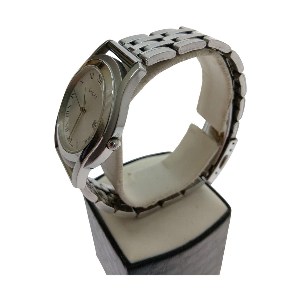 Gucci Watch Round Face Quartz Silver — view 3