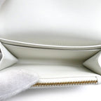 Christian Dior Oblique 30 Montaigne Medium Wallet Coin Case White Gold S2300 Unrg — view 4
