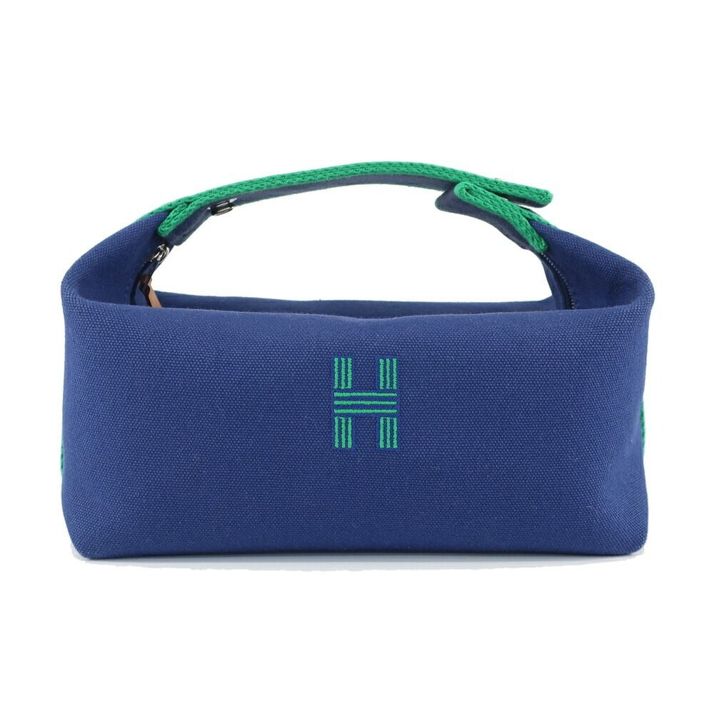 Hermes Brid-a-brac PM Blue Silver Handbag Pouch