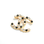 Chanel Brooch Corsage Gold Pearl Rhinestone — view 2