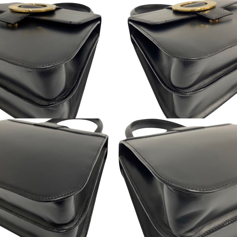 Celine Circle Logo Hardware Calf Leather