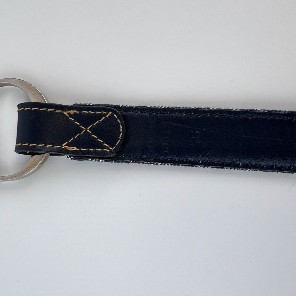 Dior Belt Trotter Jacquard Navy Vintage — view 7