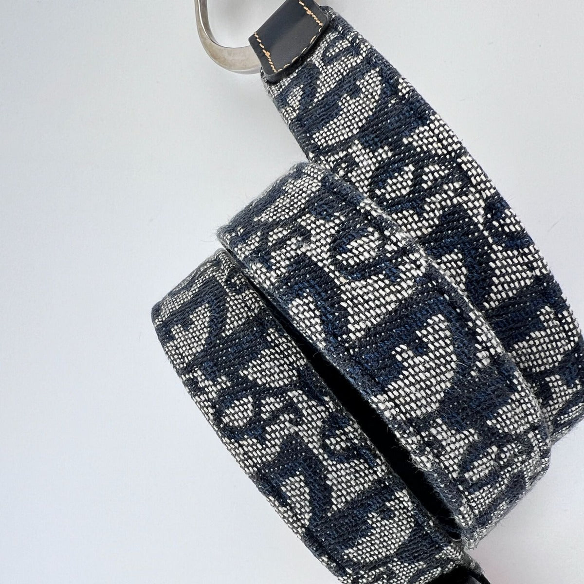 Dior Belt Trotter Jacquard Navy Vintage — view 8
