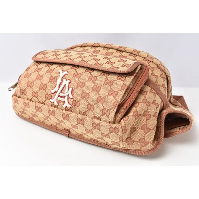 Gucci Waist Pouch Body Bag Backpack Belt LA Angel — view 8