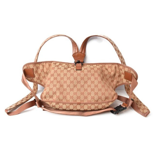 Gucci Waist Pouch Body Bag Backpack Belt LA Angel — view 9