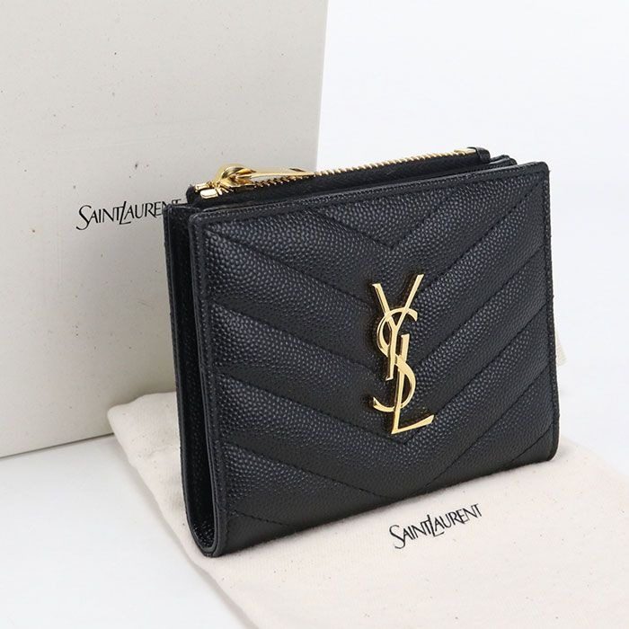 Saint Laurent Bifold Wallet Monogram Calf