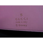 Gucci Disney Collaboration Daisy Duck GG Supreme Pattern Leather Notebook Brown — view 4