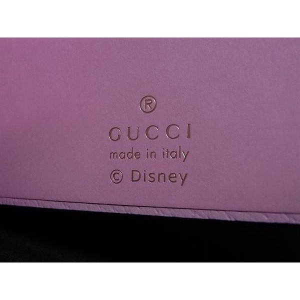Gucci Disney Collaboration Daisy Duck GG Supreme Pattern Leather Notebook Brown — view 4