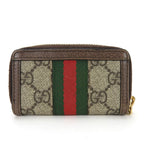 Gucci Key Case Off Dear Sherry Line GG Supreme Canvas Leather Beige — view 3