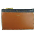 Celine Lamb Skin Triomphe Canvas Fragment Case Pass With Zip Card