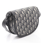 Dior Shoulder Bag Gallop Navy Canvas Leather Beige Black Blue — view 2