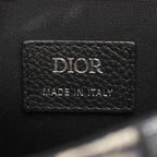Dior Shoulder Bag Gallop Navy Canvas Leather Beige Black Blue — view 4