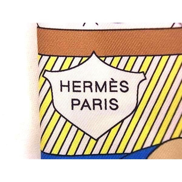 Hermes La Patisserie Francaise 20 th Anniversary Silk Tulle Multicolor Ax3815 — view 4