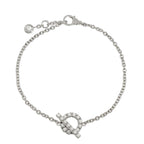 Hermes Finesse Diamond Bracelet ST 16.5 cm 18k WG White Gold