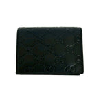 Gucci Guccissima GG Logo Ribbon Motif Leather Card Case — view 2