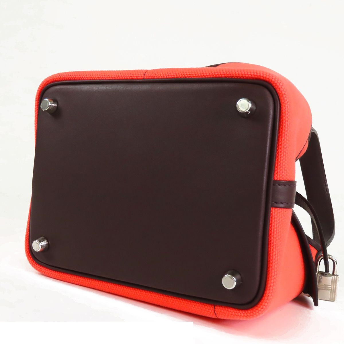 Hermes Picotin Lock Cargo PM Rose Texas Rouge Sellier Silver Toilego Elan Swift — view 3